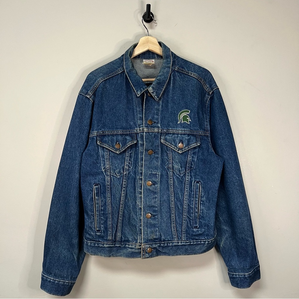 Vintage Michigan State Spartans Jean Jacket